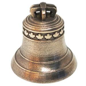 Bronze bell with maple leaf frieze theme