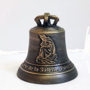 Bell personalized as an original gift object with the effigy of Our Lady of La Salette